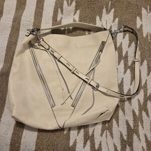 Rebecca Minkoff Cream Shoulder Bag with Slouchy Design